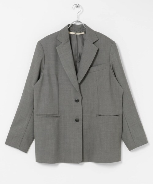 THE GOODLAND MARKET（ザグッドランドマーケット）の「cwtch　WOOL TAILOR JACKET（その他アウター・レディース・GRAY/CHARCOAL・Free）」の11枚目の写真
