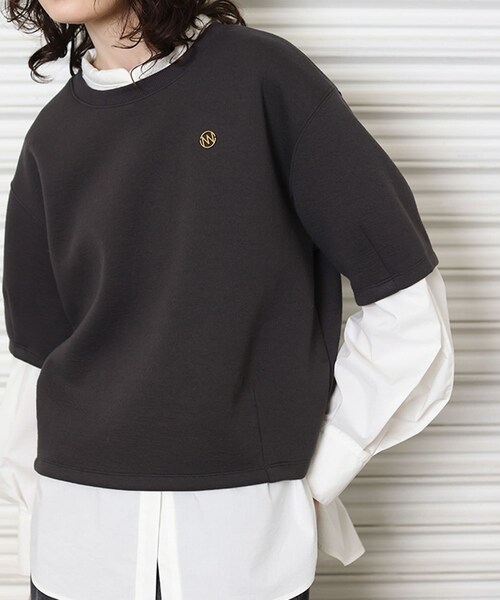 URBAN RESEARCH ROSSO（アーバンリサーチロッソ）の「YENN　PADDED COLLAR SHIRTS（シャツ/ブラウス・レディース・OWHITE/SAX・FREE）」の8枚目の写真