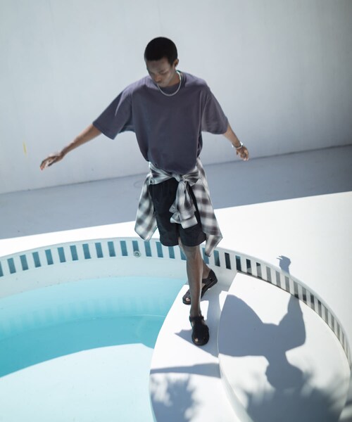 URBAN RESEARCH Sonny Label（アーバンリサーチサニーレーベル）の「『別注』ARMY TWILL×Sonny Label　Print T-shirts（Tシャツ/カットソー・メンズ・B.CHARCOAL/A.WHITE/A.CHARCOAL/B.WHITE・M/L）」の5枚目の写真