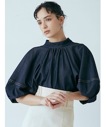 LAGUNAMOON | デニムライクボリュームブラウス(シャツ/ブラウス)