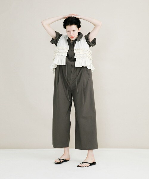 LAATO（ラート）の「relax all in one（サロペット/オーバーオール・レディース・モス/チョコレート/ミッドナイト・FREE）」の18枚目の写真