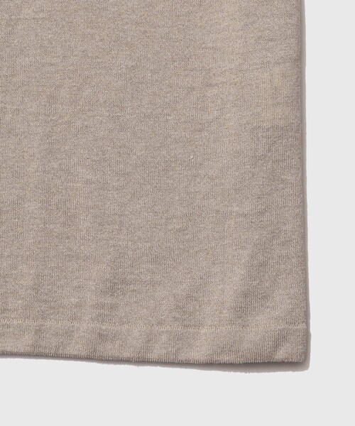 ADAM ET ROPE'(アダムエロペ)の「【Yonetomi/ヨネトミ】AMA LINEN KNIT TEE(Tシャツ/カットソー・メンズ・ベージュ・2/3/4)」の19枚目の写真