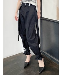 GYDA | 【SETUP着用可】サイドロングベルトデザインパンツ(スラックス)