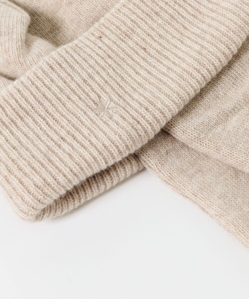 URBAN RESEARCH DOORS（アーバンリサーチドアーズ）の「Snow Peak Apparel　Knit Flight Cap（ニットキャップ/ビーニー・レディース・GREY/BLACK/IVORY・One）」の6枚目の写真