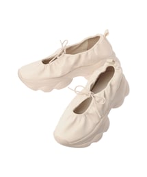 merry jenny | ギャザフェイクレザースニーカー(スニーカー)