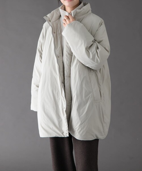 URBAN RESEARCH DOORS(アーバンリサーチドアーズ)の「FORK&SPOON SORONAスタンドカラーブルゾン(ブルゾン・レディース・BLACK/WINE/SAND・1)」の21枚目の写真