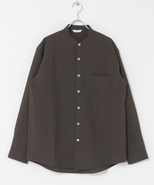 URBAN RESEARCH DOORS(アーバンリサーチドアーズ)の「セオアルファバンドカラーロングスリーブシャツ(シャツ/ブラウス・メンズ・L.GRAY/ROYAL/BROWN/NAVY・M/L/XL)」の6枚目の写真