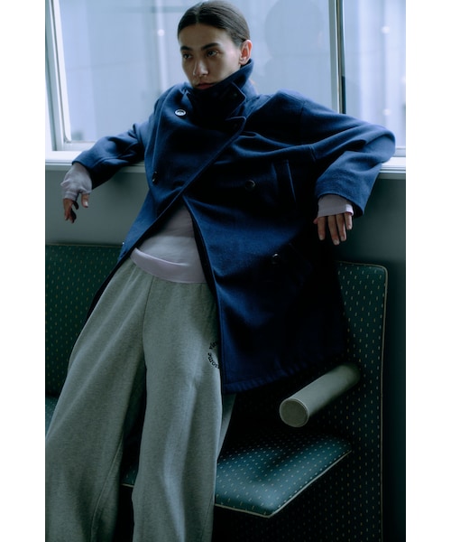 Ungrid（アングリッド）の「ハイネックミドル丈コート（その他アウター・レディース・アイボリー/ネイビー/イエロー・S/M）」の21枚目の写真