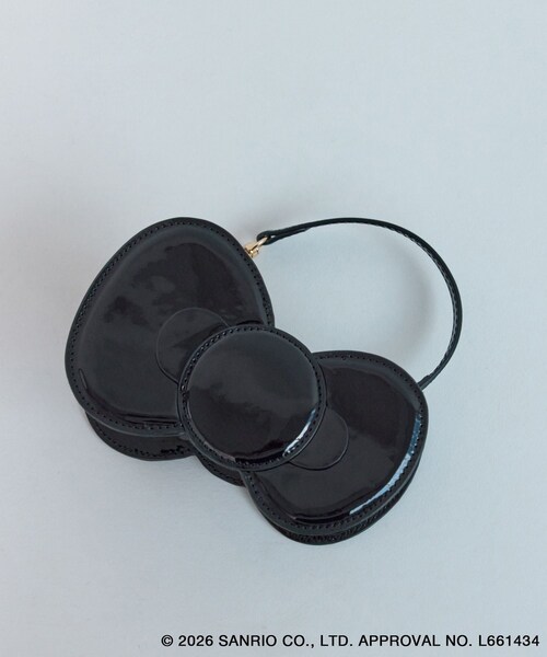 ROPE' PICNIC(ロペピクニック)の「【ROPE' PICNIC×ハローキティ】2WAYストラップ付きミニショルダーリボンバッグ(トートバッグ・レディース・ブラック/レッド・F)」の8枚目の写真