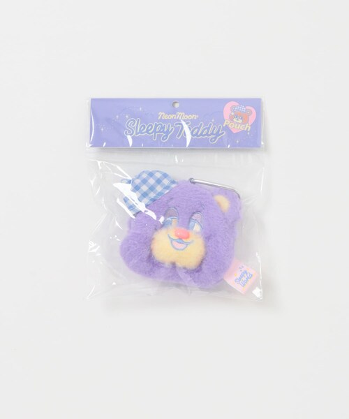 SMELLY（スメリー）の「『WEB/一部店舗限定』NEONMOON　Sleepy Teddy Pouch（ポーチ・レディース・MNT/PNK/PPL/BRN/IVO・-）」の20枚目の写真