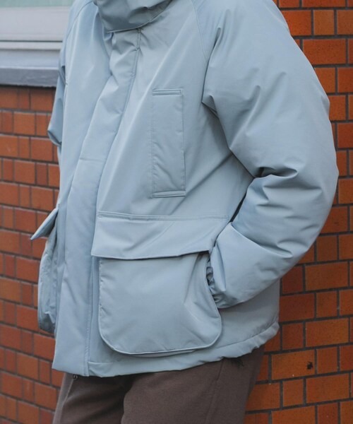 ITEMS URBANRESEARCH（アイテムズ アーバンリサーチ）の「THERMOLITEデタッチャブルフードジャケット（その他アウター・メンズ・L.KHK/NVY/BLK・M/L）」の20枚目の写真