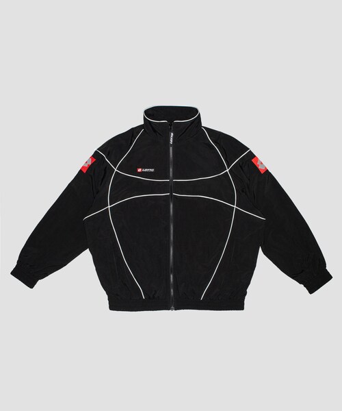 URBAN RESEARCH（アーバンリサーチ）の「LOTTO　LINE NYLON BLOUSON（テーラードジャケット・メンズ・NAVY/BLACK/BLUE・M/L/XL/XXL）」の7枚目の写真
