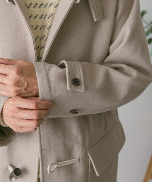 URBAN RESEARCH DOORS（アーバンリサーチドアーズ）の「JAPAN FABRIC ダッフルコート（ダッフルコート・メンズ・GREEN/D.NAVY/GREIGE・M/L）」の17枚目の写真