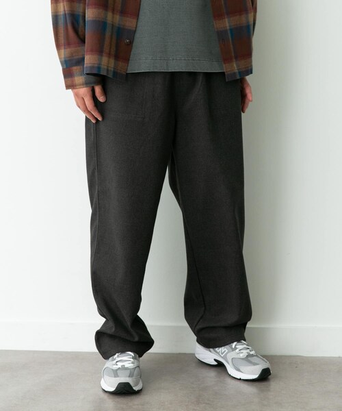 URBAN RESEARCH Sonny Label（アーバンリサーチサニーレーベル）の「裏起毛ユーティリティイージーパンツ（その他パンツ・メンズ・ブラック/チャコール/ブラウン/チャコール2・M/L）」の15枚目の写真