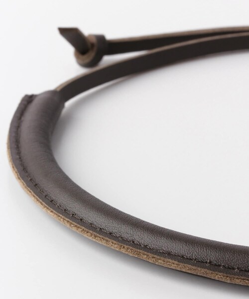 KBF（ケイビーエフ）の「レザーチョーカー（ネックレス・レディース・D/BROWN/BEIGE・One）」の5枚目の写真