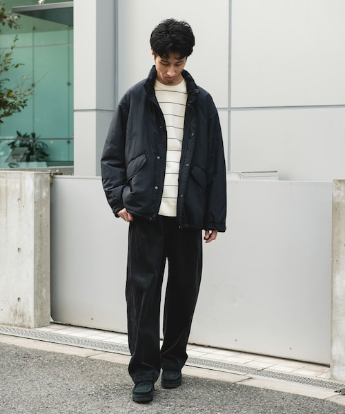 URBAN RESEARCH DOORS(アーバンリサーチドアーズ)の「中綿ショートモッズコート(モッズコート・メンズ・OLV CHK/CCL CHK/BLACK・M/L)」の11枚目の写真