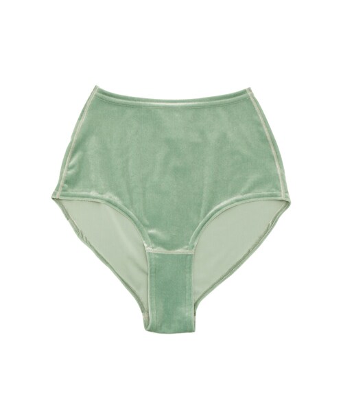 ADAM ET ROPE'（アダムエロペ）の「【SIMONE WILD】VELVET PANTY（ショーツ・レディース・チャコール/ベージュ/ライトグリーン/ピンク・F）」の18枚目の写真