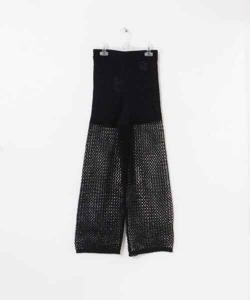 LAATO（ラート）の「tulle mesh knit pants（その他パンツ・レディース・ミスト/インク・FREE）」の6枚目の写真