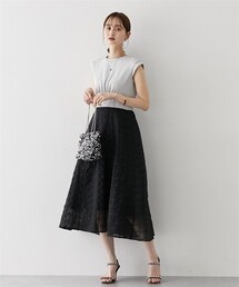 nissen | ドッキングチェックワンピース(ワンピース)