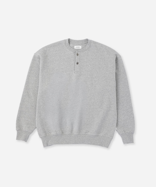 Saturdays NYC(サタデーズ ニューヨークシティ )の「Bowery Henley Neck Sweatshirt(スウェット・レディース・スミクロ/グレー・L/M/S/XL)」の10枚目の写真