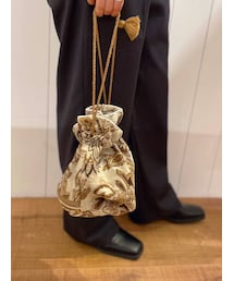 Ungrid | ジャカード巾着バッグ(ハンドバッグ)