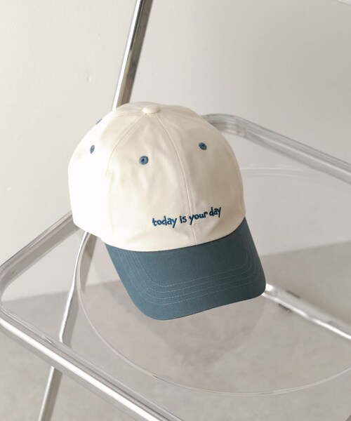 SMELLY（スメリー）の「バイカラーコットンキャップ（キャップ・レディース・OFF/BLU/BEG/ORG/CGR/BRN・-）」の15枚目の写真