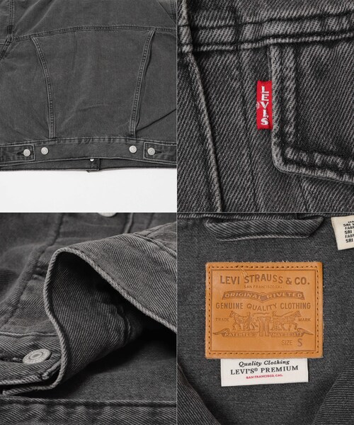 URBAN RESEARCH DOORS（アーバンリサーチドアーズ）の「LEVI’S　90S トラッカー（デニムジャケット・レディース・ライトブルー/ブラック・S）」の12枚目の写真