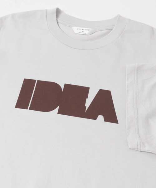 URBAN RESEARCH DOORS(アーバンリサーチドアーズ)の「STILL BY HAND IDEAプリントTシャツ(Tシャツ/カットソー・メンズ・WHT/WHT/WHT/BLK/SMOKE GREY/CHARCOAL・46/48)」の16枚目の写真