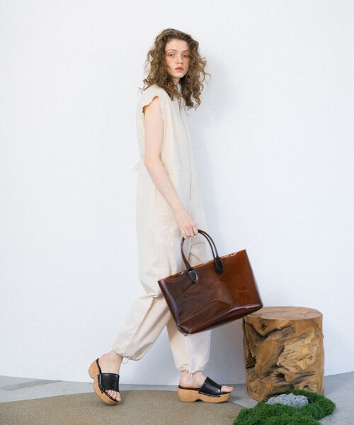 KBF（ケイビーエフ）の「クリアトートBAG（トートバッグ・レディース・BROWN/BLACK・one）」の21枚目の写真