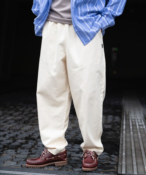 URBAN RESEARCH Sonny Label（アーバンリサーチサニーレーベル）の「ベーシックワイドイージーチノパンツ（チノパンツ・メンズ・ベージュ/キナリ/チャコール/ブラック・S/M/L）」の8枚目の写真