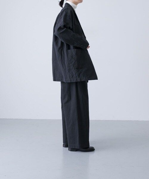 かぐれ（カグレ）の「『ユニセックス』Tailored jacket（テーラードジャケット・レディース・BEIGE/BLACK/MOCHA・1/2）」の20枚目の写真