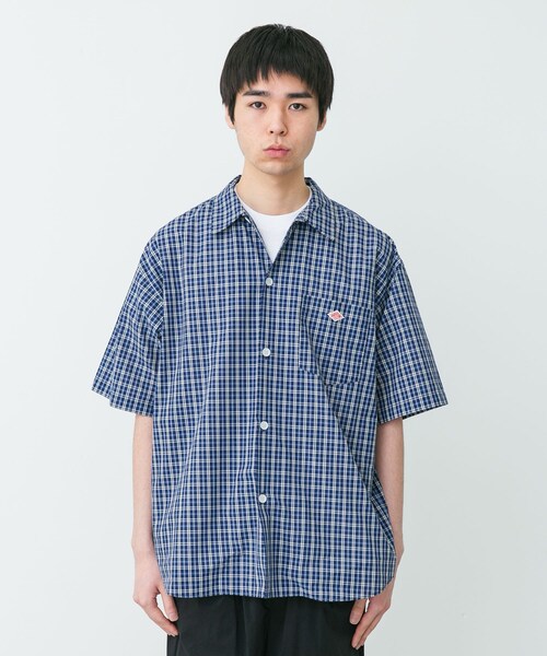 URBAN RESEARCH DOORS(アーバンリサーチドアーズ)の「DANTON SHORT SLEEVE SHIRTS(シャツ/ブラウス・メンズ・GRN×YLW/BLU×WHT・40/42/44)」の9枚目の写真