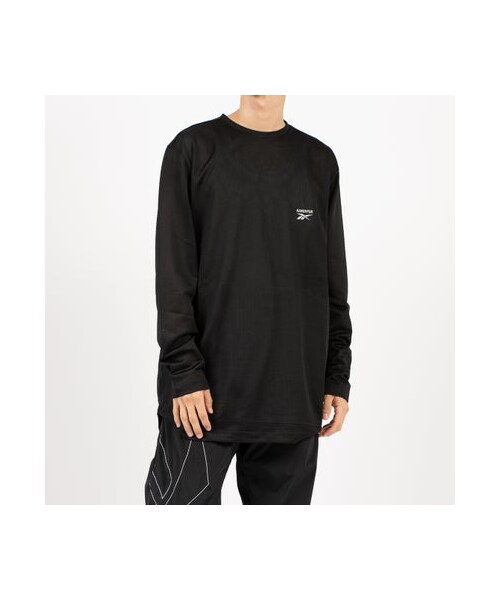 KANGHYUK ロゴ ロングスリーブTシャツ / STITCHED LOGO LS TEE 