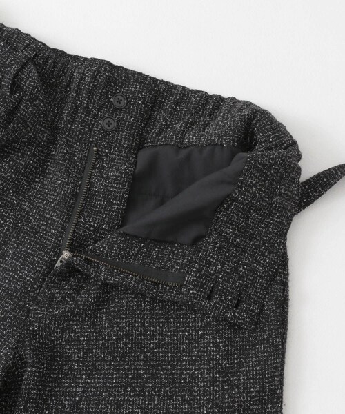 SENSE OF PLACE by URBAN RESEARCH（センスオブプレイスバイアーバンリサーチ）の「『わたべ×SOP』『セットアップ対応』ツイードワイドフレアパンツ（その他パンツ・メンズ・BLK×WHT/BLACK・M/L）」の22枚目の写真