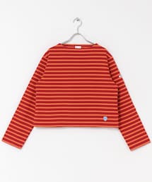 ORCIVAL | ORCIVAL　BOATNECK LONG-SLEEVE CROPPED PULLOVER(Tシャツ/カットソー)