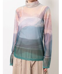 merry jenny | diaryメッシュtops(Tシャツ/カットソー)