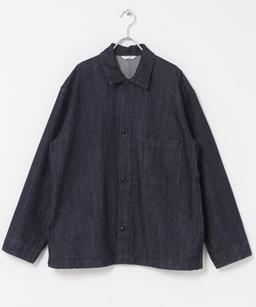 URBAN RESEARCH DOORS(アーバンリサーチドアーズ)の「デニムシャツカバーオール(デニムジャケット・メンズ・BLACK/O.W・S/M/L)」の8枚目の写真
