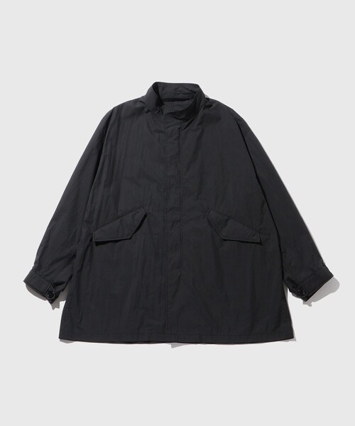 ADAM ET ROPE'（アダムエロペ）の「ナイロンタッサー ショートモッズコート（モッズコート・メンズ・ブラック/グレー・L/M）」の2枚目の写真