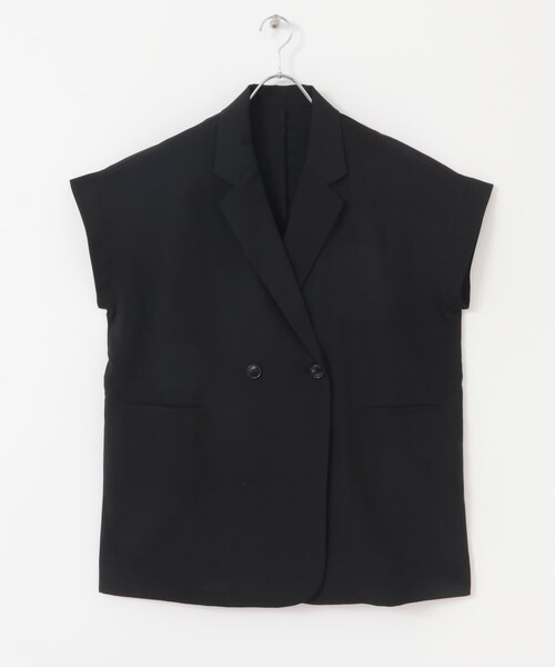 ITEMS URBANRESEARCH（アイテムズ アーバンリサーチ）の「リネンライクジレ（ベスト・レディース・BLK/BEG・FREE）」の10枚目の写真