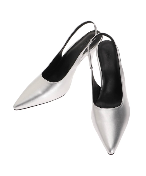 EMODA（エモダ）の「ポインテッドストレートヒール（パンプス・レディース・ブラック/グリーン/シルバー・S/M/L）」の9枚目の写真