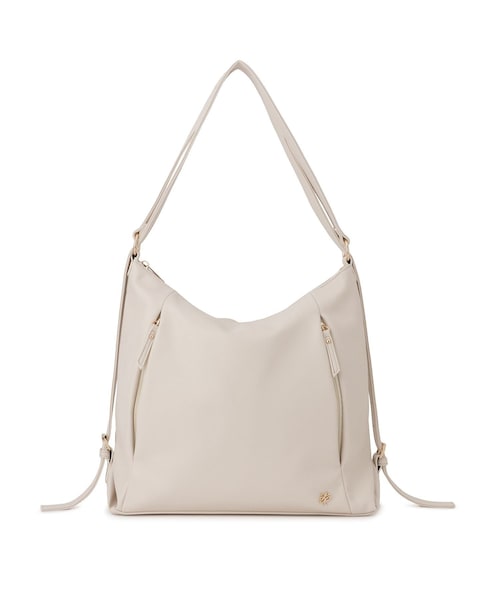 ROPE' PICNIC(ロペピクニック)の「2WAYリュック&ショルダーバッグ(ショルダーバッグ・レディース・ブラック/キナリ/ブラウン・F)」の1枚目の写真