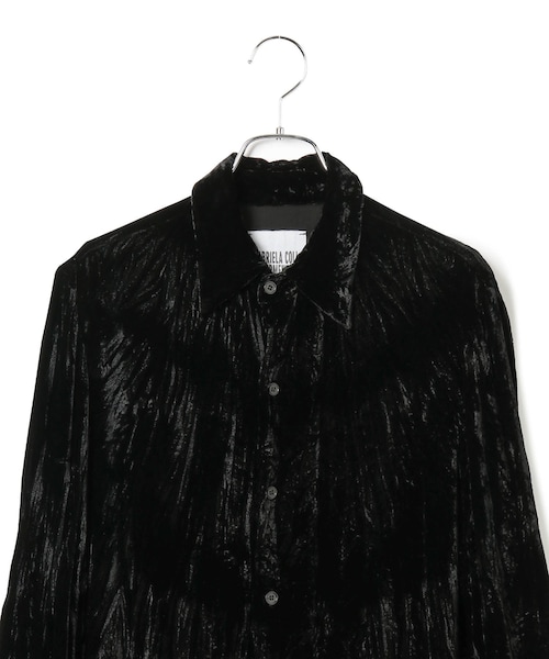 GABRIELA COLL GARMENTS ベルベットシャツ size1 ADAM ET ROPE'（アダムエロペ）の「【公式サイト限定】【Gabriela Coll