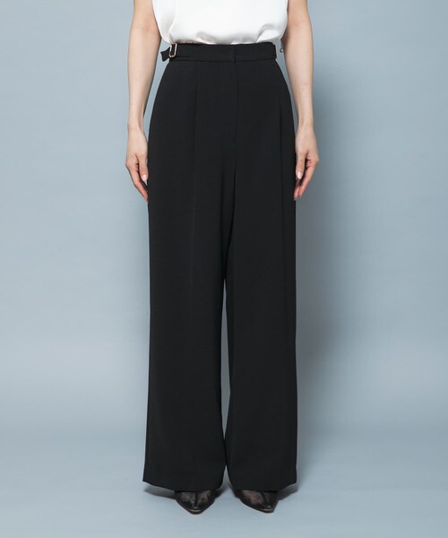 URBAN RESEARCH ROSSO（アーバンリサーチロッソ）の「CHIGNON　ベルト付きワイドパンツ（その他パンツ・レディース・BLACK・36/38）」の12枚目の写真