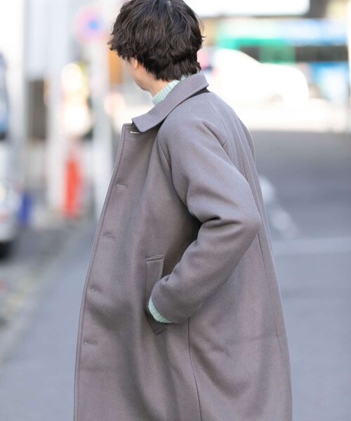 Newzealandwoolステンカラーコート