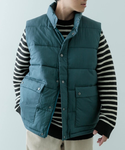 ITEMS URBANRESEARCH（アイテムズ アーバンリサーチ）の「発熱機能 パデッドベスト（その他アウター・メンズ・BLK/BRN/BLU/B.GRN・M/L）」の3枚目の写真