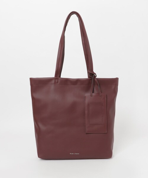 ITEMS URBANRESEARCH(アイテムズ アーバンリサーチ)の「フェイクレザー トートバッグ(トートバッグ・メンズ・GRN/BLK/BRN・-)」の11枚目の写真