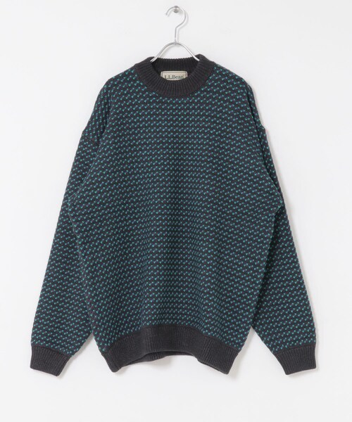 URBAN RESEARCH DOORS(アーバンリサーチドアーズ)の「L.L.Bean JAPAN EDITION Wayne Sweater Birds-Eye(ニット/セーター・メンズ・GRY/WHT/CHR/PLM・M/L/XL)」の14枚目の写真