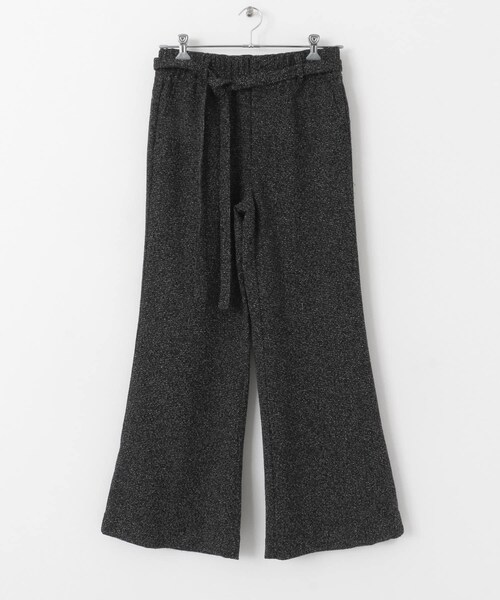 SENSE OF PLACE by URBAN RESEARCH（センスオブプレイスバイアーバンリサーチ）の「『わたべ×SOP』『セットアップ対応』ツイードワイドフレアパンツ（その他パンツ・メンズ・BLK×WHT/BLACK・M/L）」の20枚目の写真