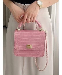 MERCURYDUO | クロコミニバッグ(ハンドバッグ)