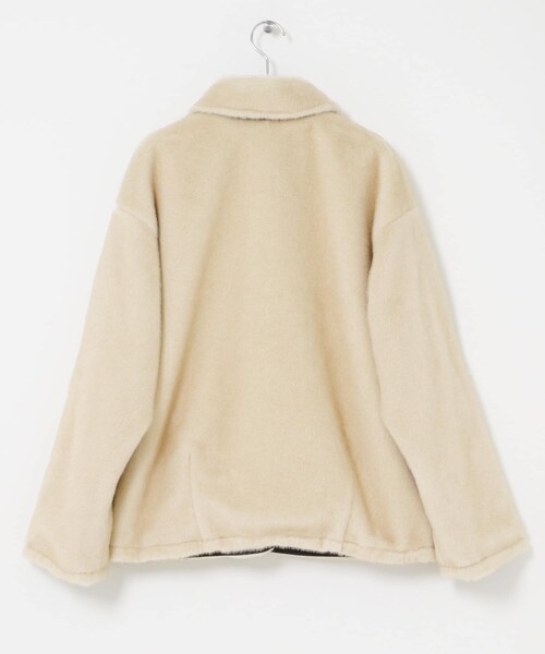 THE GOODLAND MARKET（ザグッドランドマーケット）の「&her　Reversible Fur Blouson（テーラードジャケット・レディース・BLACK/BROWN・Free）」の15枚目の写真